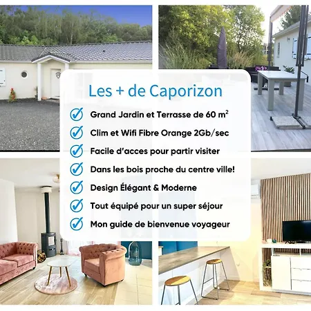 Сasa de vacaciones Caporizon -villa Pommier-6 Personnes-terrasse-jardin