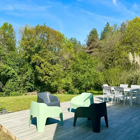Caporizon -villa Pommier-6 Personnes-terrasse-jardin